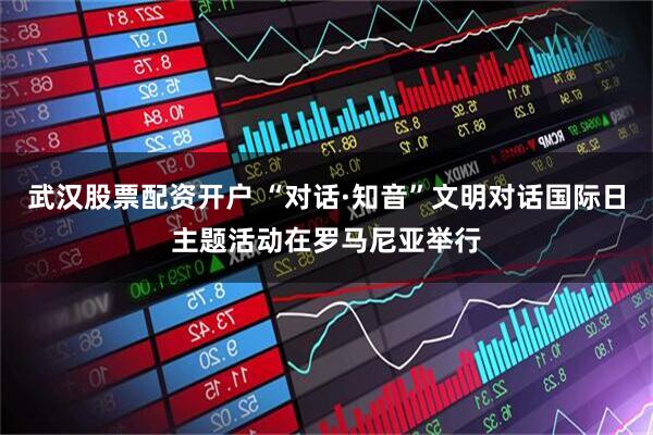 武汉股票配资开户 “对话·知音”文明对话国际日主题活动在罗马尼亚举行